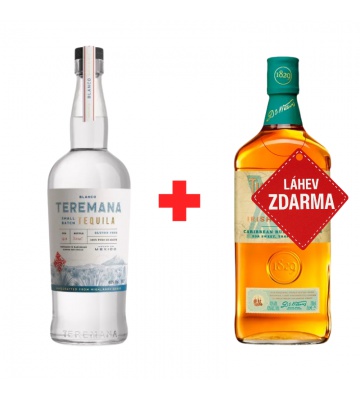 Akce 1+1: Teremana Blanco by Dwayne “The Rock” Johnson 0,7L 40% + XO Rum Cask 0,7L ZDARMA
