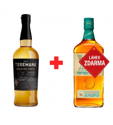 Akce 1+1: Teremana Anejo by Dwayne “The Rock” Johnson 0,7L 40% + XO Rum Cask 0,7L ZDARMA