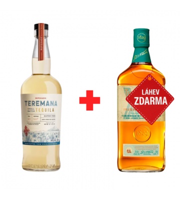 Akce 1+1: Teremana Reposado by Dwayne “The Rock Johnson 0,7L 40% + XO Rum Cask 0,7L ZDARMA