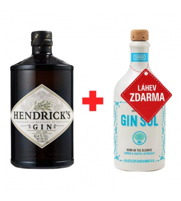 Akce 1+1: Hendrick’s Gin 0,7L 41,4% + Gin Sul 0,5L 43% ZDARMA