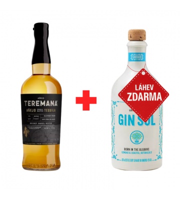 Akce 1+1: Teremana Anejo by Dwayne “The Rock” Johnson 0,7L 40% + Gin Sul 0,5L 43% ZDARMA