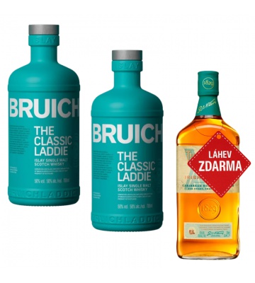 Akce 2+1: 2× Bruichladdich Classic Laddie 0,7L 50% + rum TD XO RumCask ZDARMA