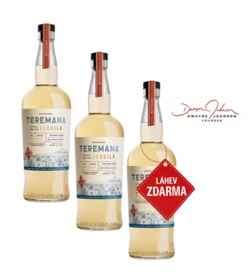 Teremana Reposado„The Rock“ Johnson 40% 0,7L AKCE 1+1 s druhou lahví za polovinu