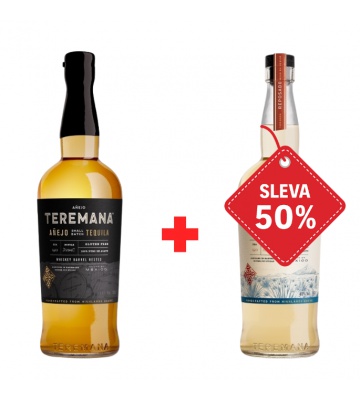 Akce 1+1 ZDARMA: Teremana Anejo 0,7 L 40 % + Teremana Reposado 0,7 L ZDARMA