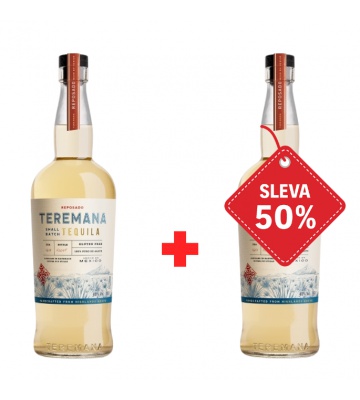 Teremana Reposado„The Rock“ Johnson 40% 0,7L AKCE 1+1 s druhou lahví za polovinu