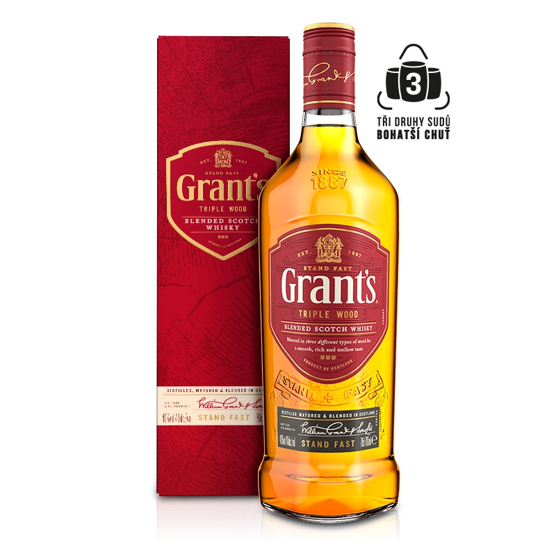 Grant´s Triple Wood 0,7L 40% v krabičce