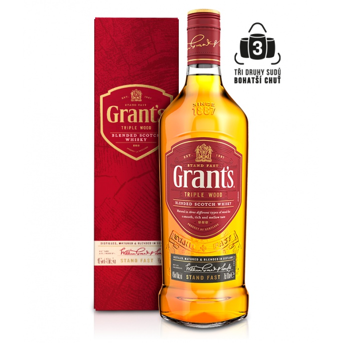 Grant´s Triple Wood 0,7L 40% v krabičce