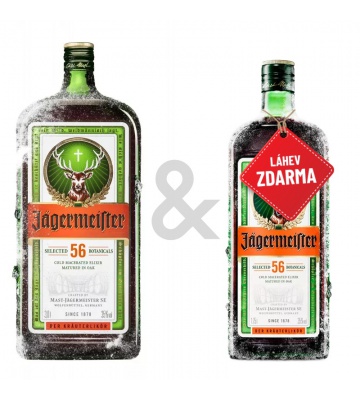 AKCE: Jägermeister 3L + 1,75L ZDARMA