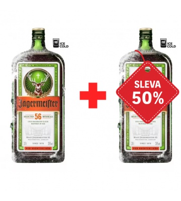 Jägermeister 3L 35% AKCE 1+1 s druhou lahví za polovinu