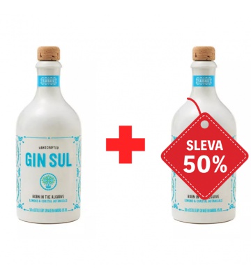 Gin Sul 0,5L 43% AKCE 1+1 s druhou lahví za polovinu
