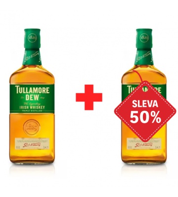 Tullamore D.E.W. 0,35L 40% AKCE 1+1 s druhou lahví za polovinu