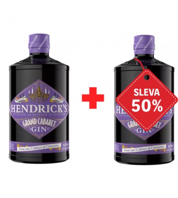 Hendrick´s Grand Cabaret 0,7L 43,4% AKCE 1+1 s druhou lahví za polovinu