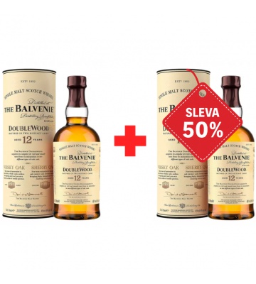 Balvenie 12YO Doublewood 0,7L 40% AKCE 1+1 s druhou lahví za polovinu