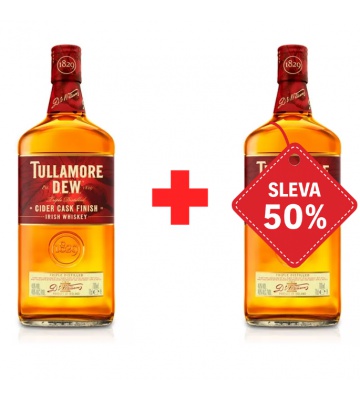 Tullamore D.E.W. Cider Cask 0,7L 40% AKCE 1+1 s druhou lahví za polovinu