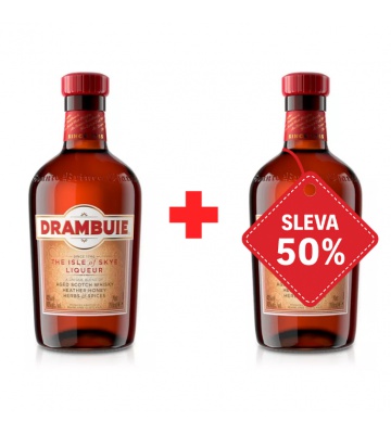 Drambuie 0,7L 40% AKCE 1+1 s druhou lahví za polovinu