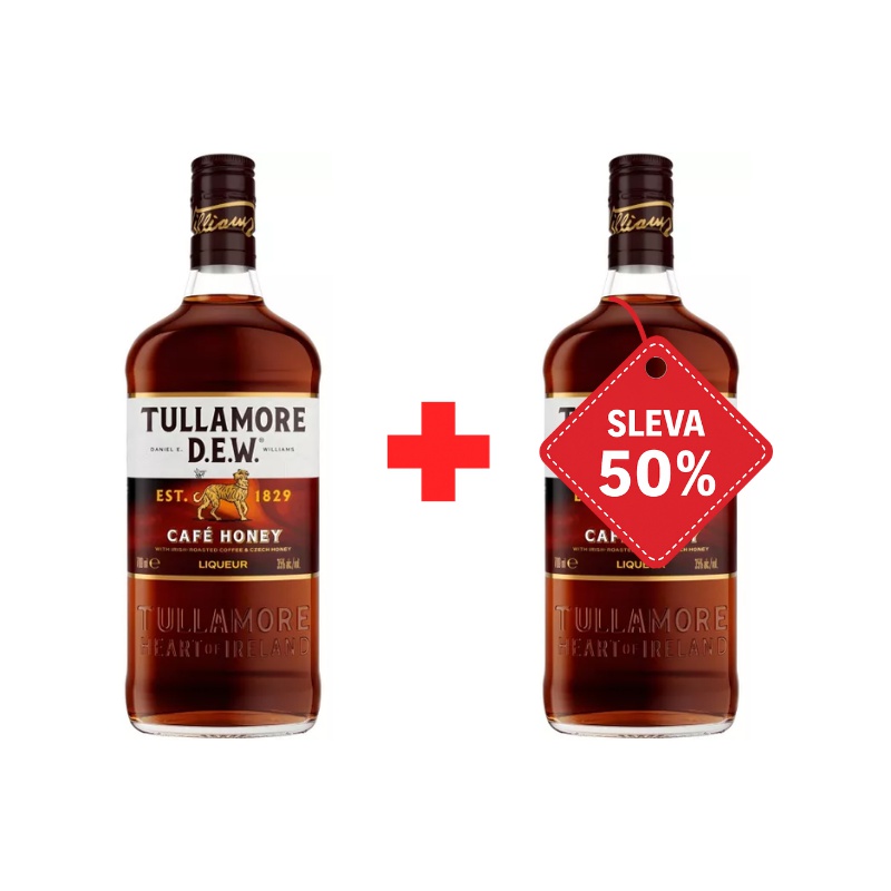 Tullamore D.E.W. Café Honey 35% 0,7 L AKCE 1+1 s druhou lahví za polovinu