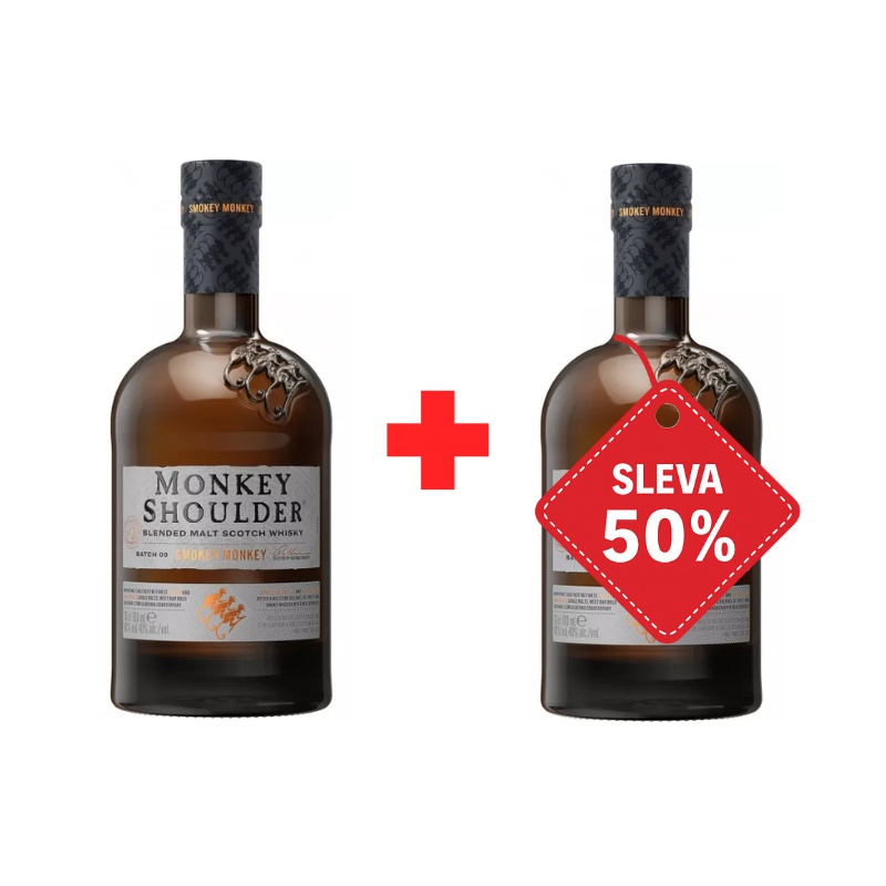 Smokey Monkey 40% 0,7 L AKCE 1+1 s druhou lahví za polovinu