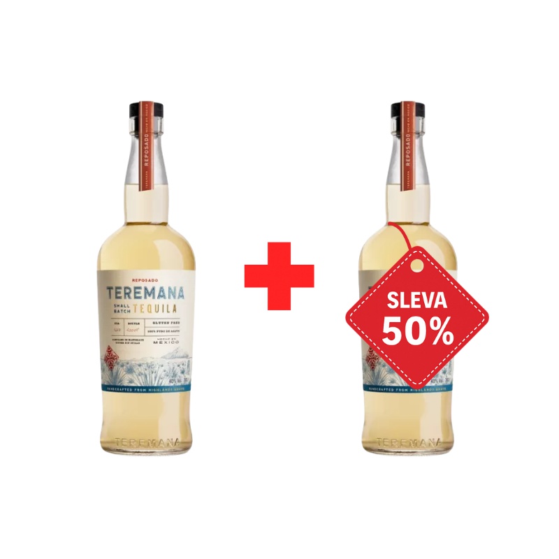 Teremana Reposado Dwayne „The Rock“ Johnson 40% 0,7L AKCE 1+1 s druhou lahví za polovinu