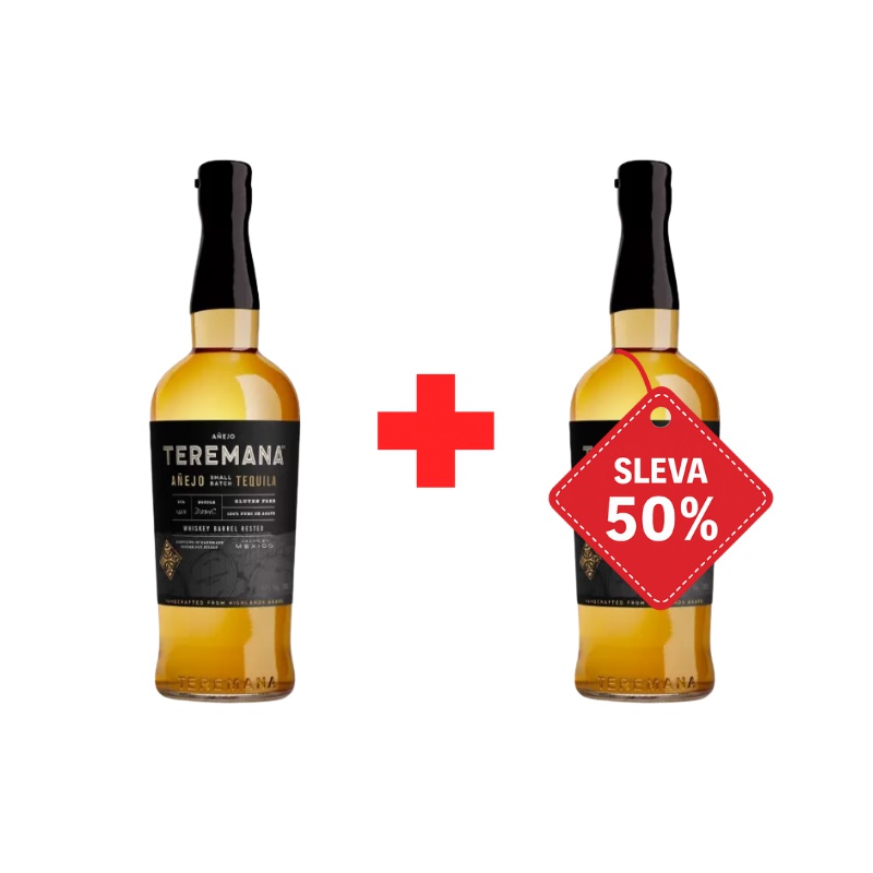 Teremana Anejo by Dwayne „The Rock“ Johnson 40% 0,7L AKCE 1+1 s druhou lahví za polovinu
