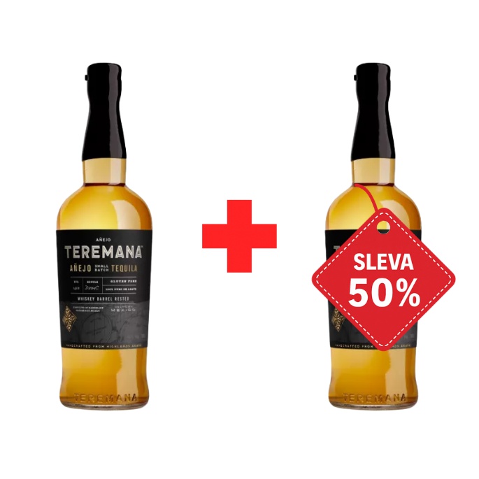 Teremana Anejo by Dwayne „The Rock“ Johnson 40% 0,7L AKCE 1+1 s druhou lahví za polovinu