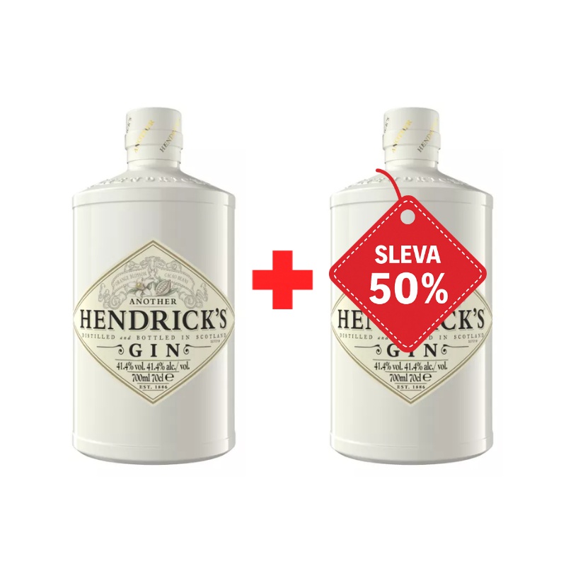 Hendrick´s Another Gin 41,4% 0,7L AKCE 1+1 s druhou lahví za polovinu