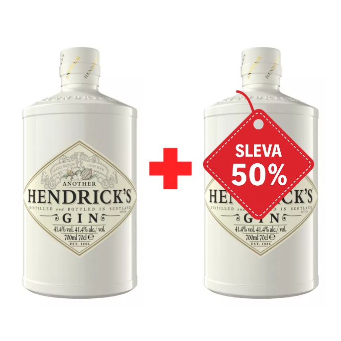 Hendrick´s Another Gin 41,4% 0,7L AKCE 1+1 s druhou lahví za polovinu