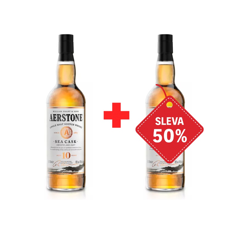 Aerstone Sea Cask 0,7L 40% AKCE 1+1 s druhou lahví za polovinu