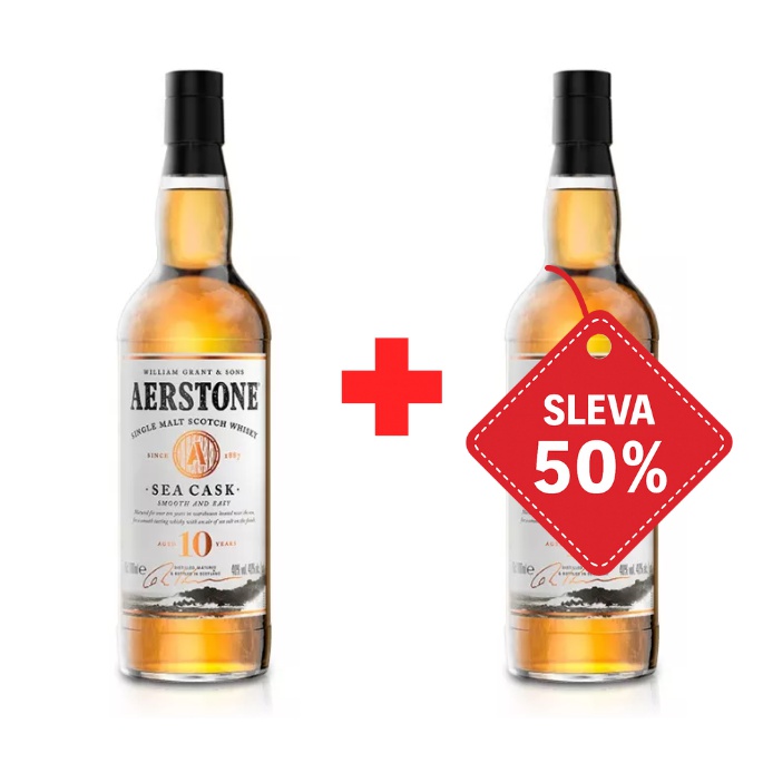 Aerstone Sea Cask 0,7L 40% AKCE 1+1 s druhou lahví za polovinu