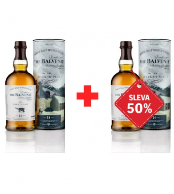 Balvenie 14YO Week of Peat 0,7L 48,3% AKCE 1+1 s druhou lahví za polovinu