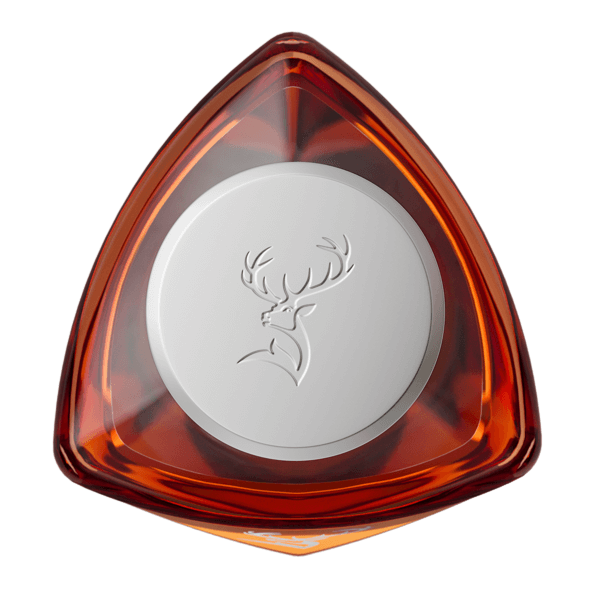 Pohled shora na láhev Glenfiddich Suspended Time Aged 30YO Malt Scotch Whisky, 0,7 l, 43 %.